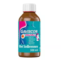 GAVISCON Suspensão Oral Dupla 500mg/213mg/325mg, 300 ml