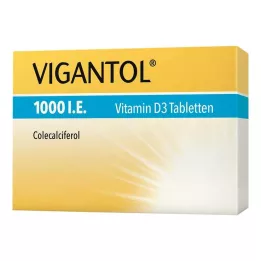 VIGANTOL Comprimidos de vitamina D3 de 1.000 UI, 200 unidades