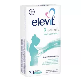ELEVIT 3 cápsulas moles para amamentação, 30 unidades