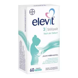 ELEVIT 3 cápsulas moles para amamentação, 60 unidades