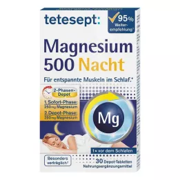 TETESEPT Comprimidos noturnos de magnésio 500, 30 unidades