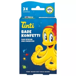 TINTI Pacote de confetes de banho de 3, 3X6 g
