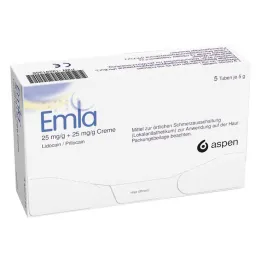 Creme Emla + gesso Tegaderm, 5X5 g