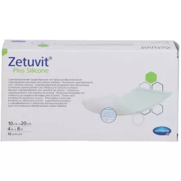 ZETUVIT Silicone Plus estéril 10x20 cm, 10 unidades