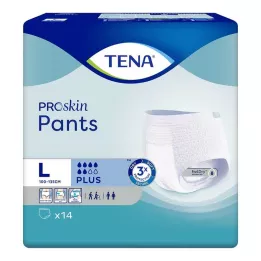 TENA PANTS Calças descartáveis plus L, 14 unidades