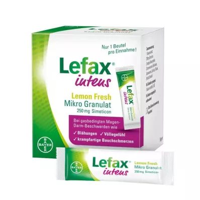 LEFAX Intens Limão Fresco Micro Granul.250 mg Sim., 50 pcs