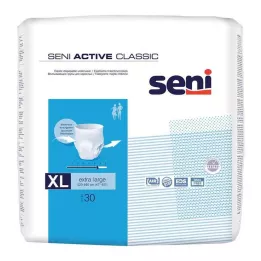 SENI Cuecas de incontinência Active Classic descartáveis XL, 30 unidades