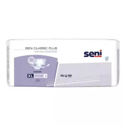 SENI Calças para incontinência Classic Plus tamanho XL, 30 peças