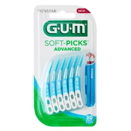 GUM Soft Picks Advanced pequeno, 30 peças