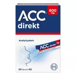 ACC pó direto 600 mg para uso oral em sachê, 20 unidades
