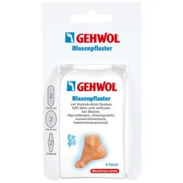 Curativos para bolhas Gehwol, sortidos, 6 unidades