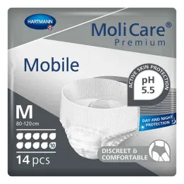 Molicare Premium Mobile 10 gotas tamanho m (14 peças)