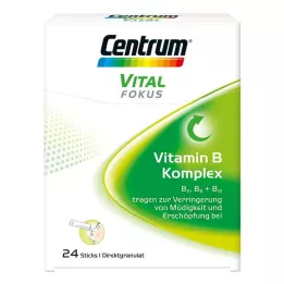CENTRUM Bastões de complexo de vitamina B Focus Vital, 24 unidades