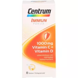 CENTRUM Focus Immune 1000 mg Vitamina C+D Sticks, 8 unidades