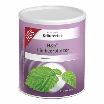 H&S Chá de folhas de framboesa a granel, 70 g H&S Chá de folhas de framboesa a granel, 70 g