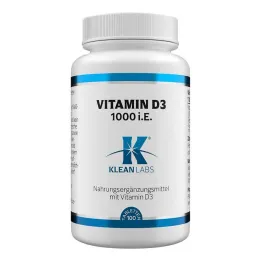 Comprimidos de vitamina D 1.000 UI, 100 peças