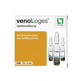 VENOLOGES Ampolas de solução injetável, 10X2 ml