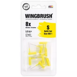 WINGBRUSH Conjunto de recargas Interdentalb.ISO 2 médios, 8 peças