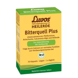 LUVOS Argila curativa orgânica amarga primavera mais cápsulas, 30 unidades