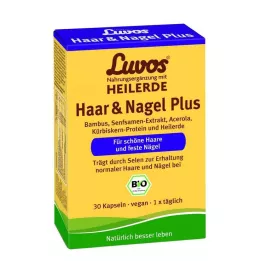 LUVOS Argila curativa para cabelos orgânicos & Cápsulas Nagel Plus, 30 unid