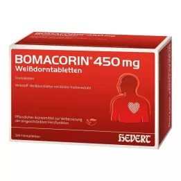 BOMACORIN Comprimidos de espinheiro 450 mg, 200 unidades