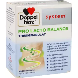 DOPPELHERZ Grânulos para beber do sistema Pro Lacto Balance, 14 unidades