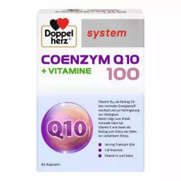 DOPPELHERZ Coenzima Q10 100+ Cápsulas do sistema de vitaminas, 60 unidades