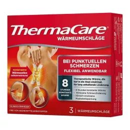 THERMACARE para dor localizada, 3 pcs