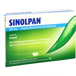 SINOLPAN Cápsulas moles gastrorresistentes de 100 mg, 50 unidades