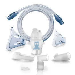 Conjunto de nebulizador compacto Omron para crianças e adultos Neb-Askit-11, 1 unidade