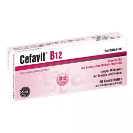 CEFAVIT Comprimidos mastigáveis B12, 60 unidades