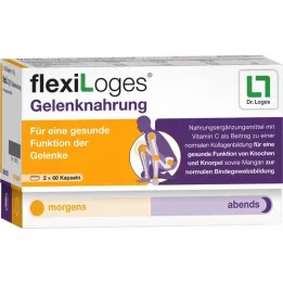 FLEXILOGES Cápsulas de nutrição articular, 120 peças