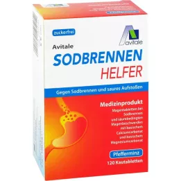 SODBRENNEN Comprimidos mastigáveis Helfer, 120 unidades