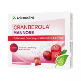 CRANBEROLA Pó de manose para solução oral, 14X4 g