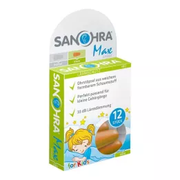 SANOHRA protetores auriculares max para crianças, 12 peças
