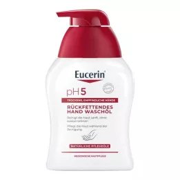 EUCERIN Óleo de lavagem de mãos pH5 para pele sensível, 250 ml