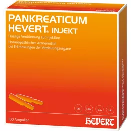 PANKREATICUM Ampolas injetáveis Hevert, 100 peças