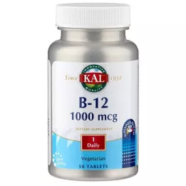 VITAMIN B12 1000 µg comprimidos, 50 unidades