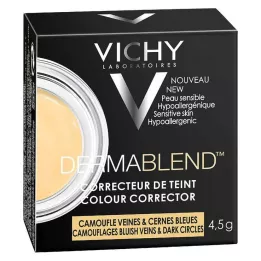 VICHY DERMABLEND Correção cor creme amarelo, 4,5 g