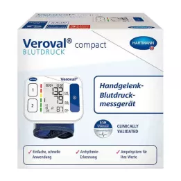 VEROVAL monitor de pressão arterial de pulso compacto, 1 pc