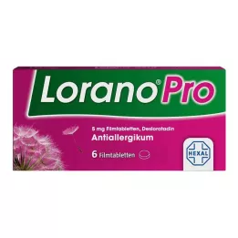LORANOPRO Comprimidos revestidos por película de 5 mg, 6 unidades