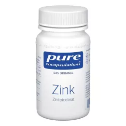 PURE ENCAPSULATIONS Cápsulas de picolinato de zinco e zinco, 60 unidades
