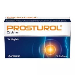 PROSTUROL Supositórios, 10 unidades