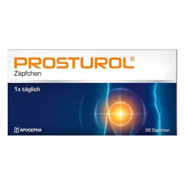 PROSTUROL Supositórios, 30 unidades