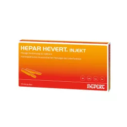 HEPAR HEVERT ampolas de injeção, 10 unidades