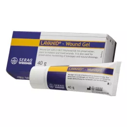 LAVANID Gel para feridas com 0,04% de polihexanida, 1X40 g