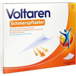 VOLTAREN Adesivo para dor 140 mg adesivo de ingrediente ativo, 5 unidades