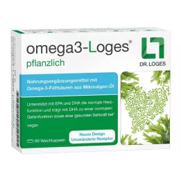 Cápsulas vegetais OMEGA3-Loges, 60 unidades
