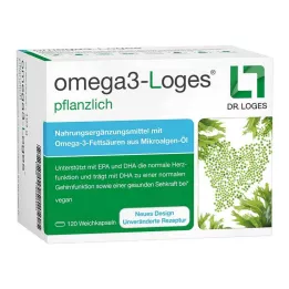 Cápsulas vegetais OMEGA3-Loges, 120 unidades