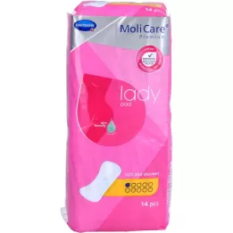 MOLICARE Almofada feminina premium 1 gota, 14 unidades